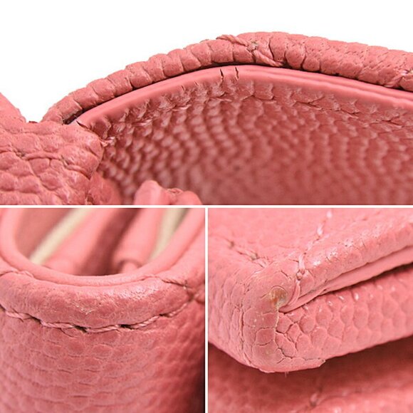 CHANEL Authentic Pink Caviar Leather Wallet - Picture 5 of 10
